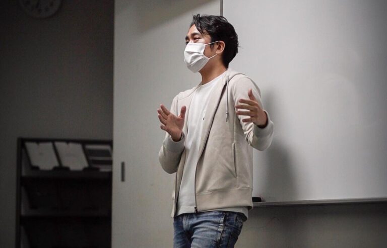 甲南高等学校 特別講師登壇